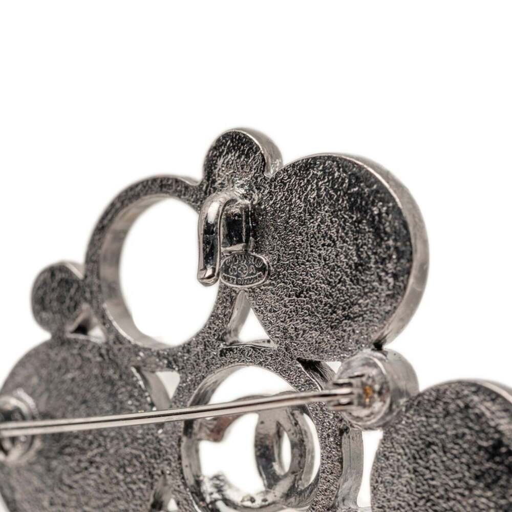 CHANEL Black Pearl Logo Brooch - Picture 3 of 3